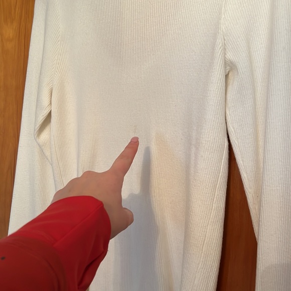 White Express Scoop-Neck Sweater - Picture 4 of 6